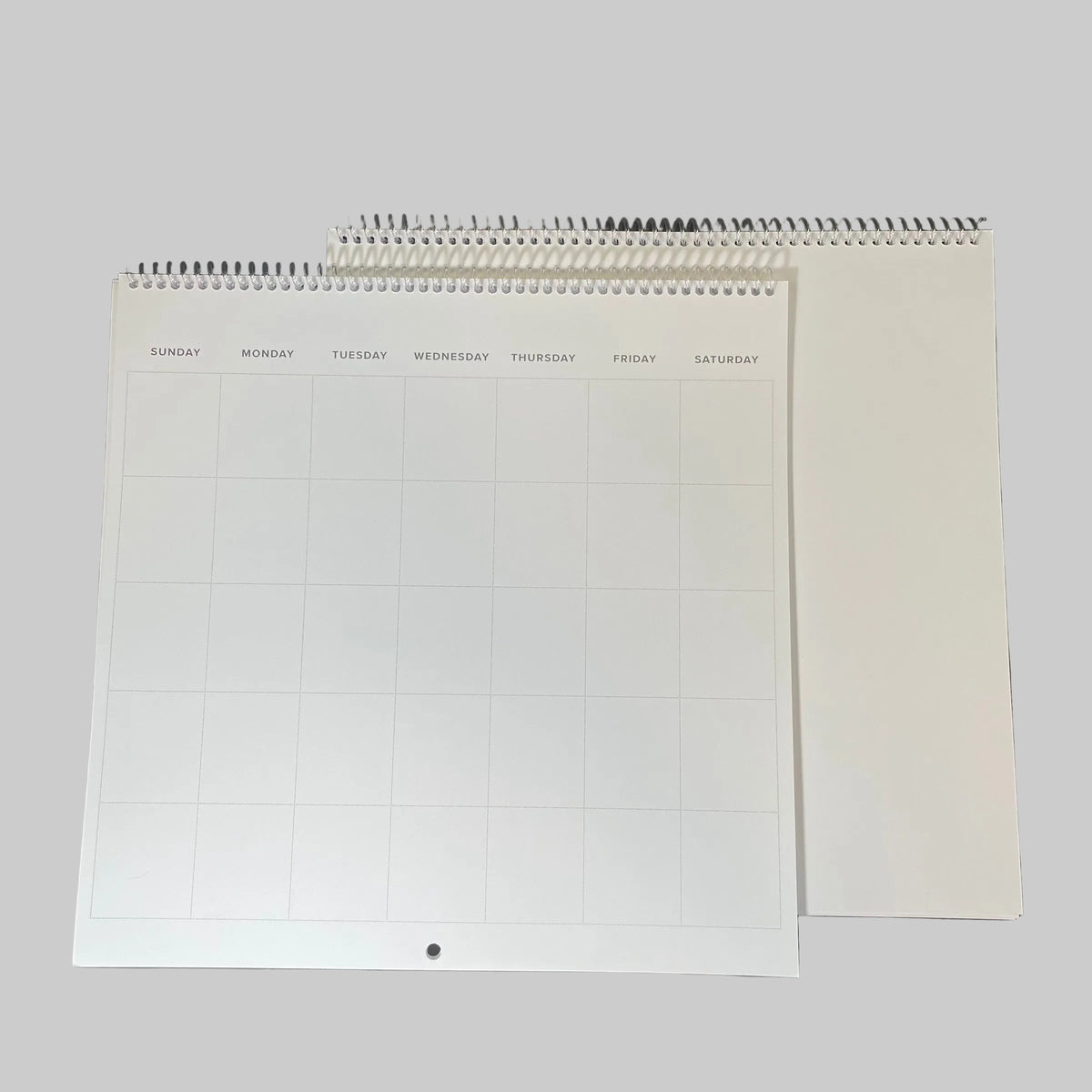 Reskid blank spiral wall calendars, 12 x 12 inch, 2-pack