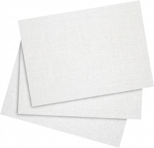 100 Pack of Premium Linen Textured Cardstock