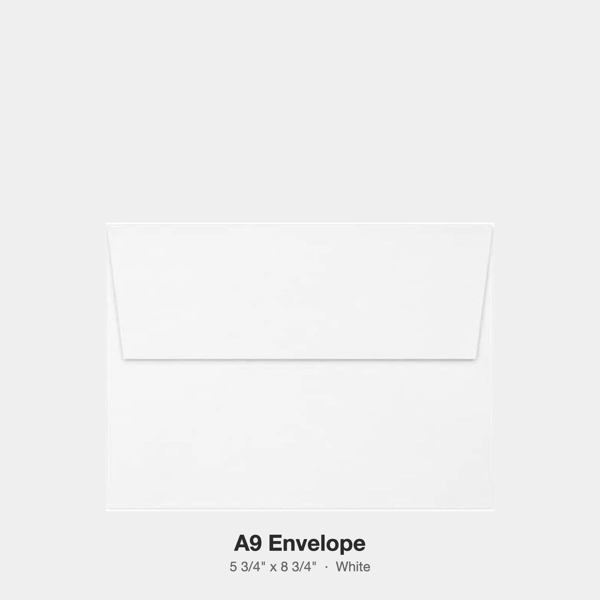 Reskid A9 envelope, white, 100 pack