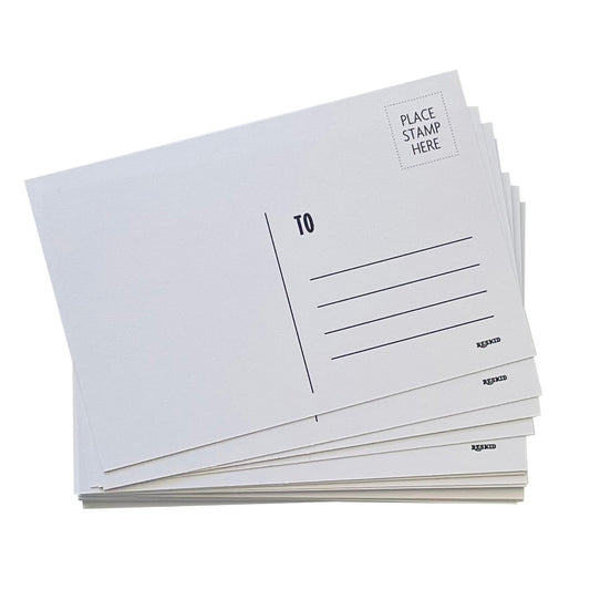 Blank 4x6 Mailable Postcards Set. 14pt Postcard Cover Paper - Reskid