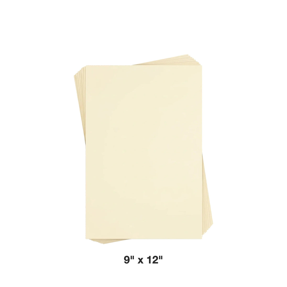 Reskid premium smooth cream cardstock, 9 x 12 inch, 100 sheets