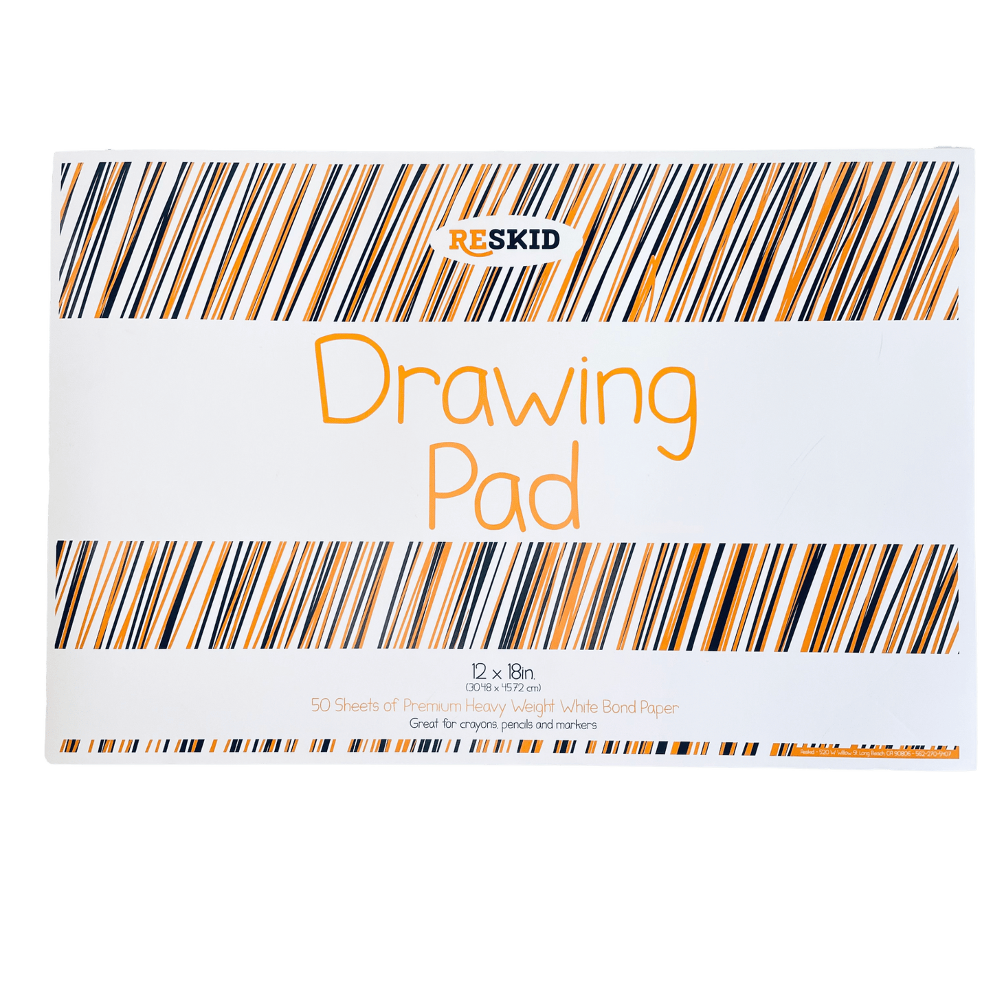 Drawing Paper Pad - 70lb Premium Text - 50 Sheets - Reskid