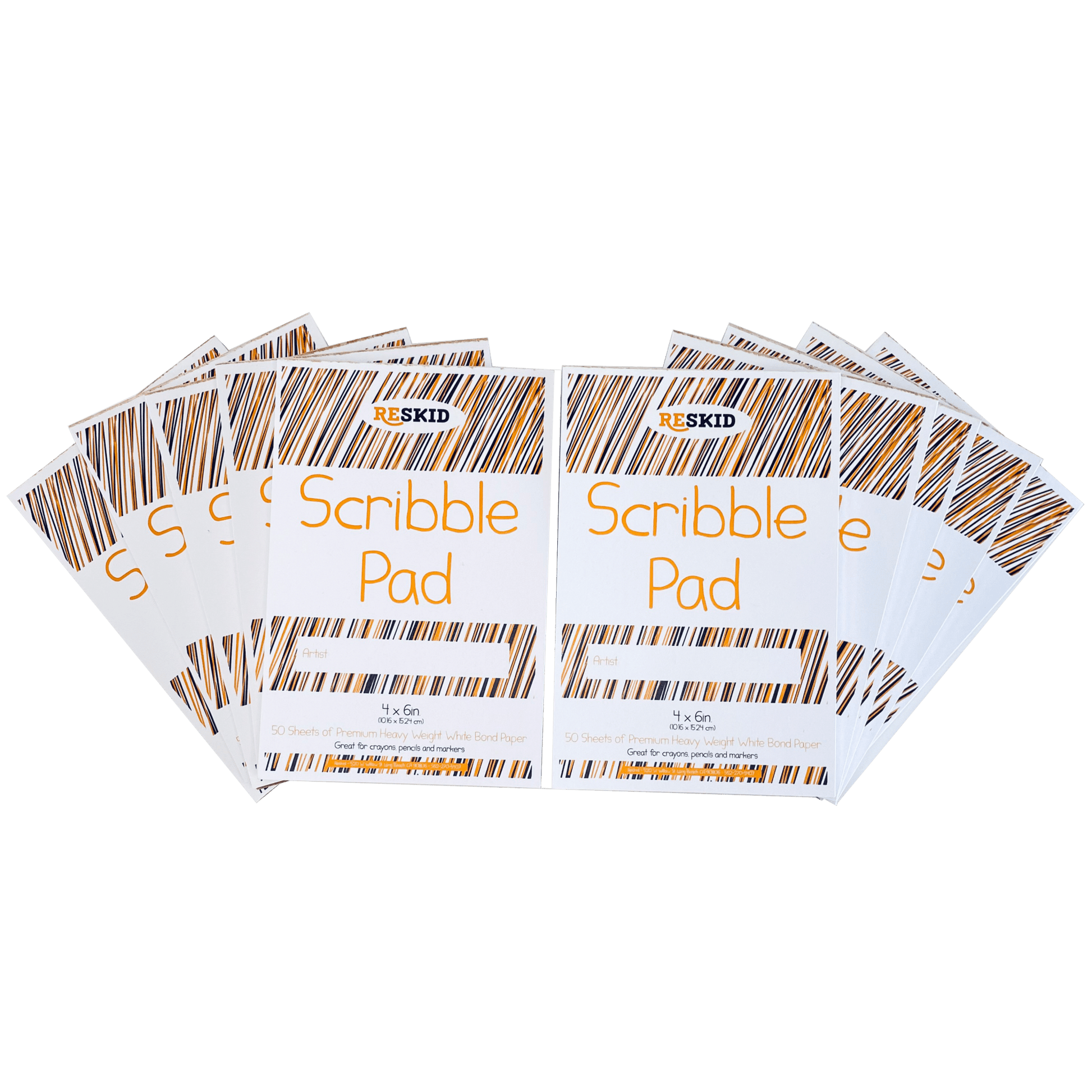 Drawing Paper Pad - 70lb Premium Text - 50 Sheets - Reskid