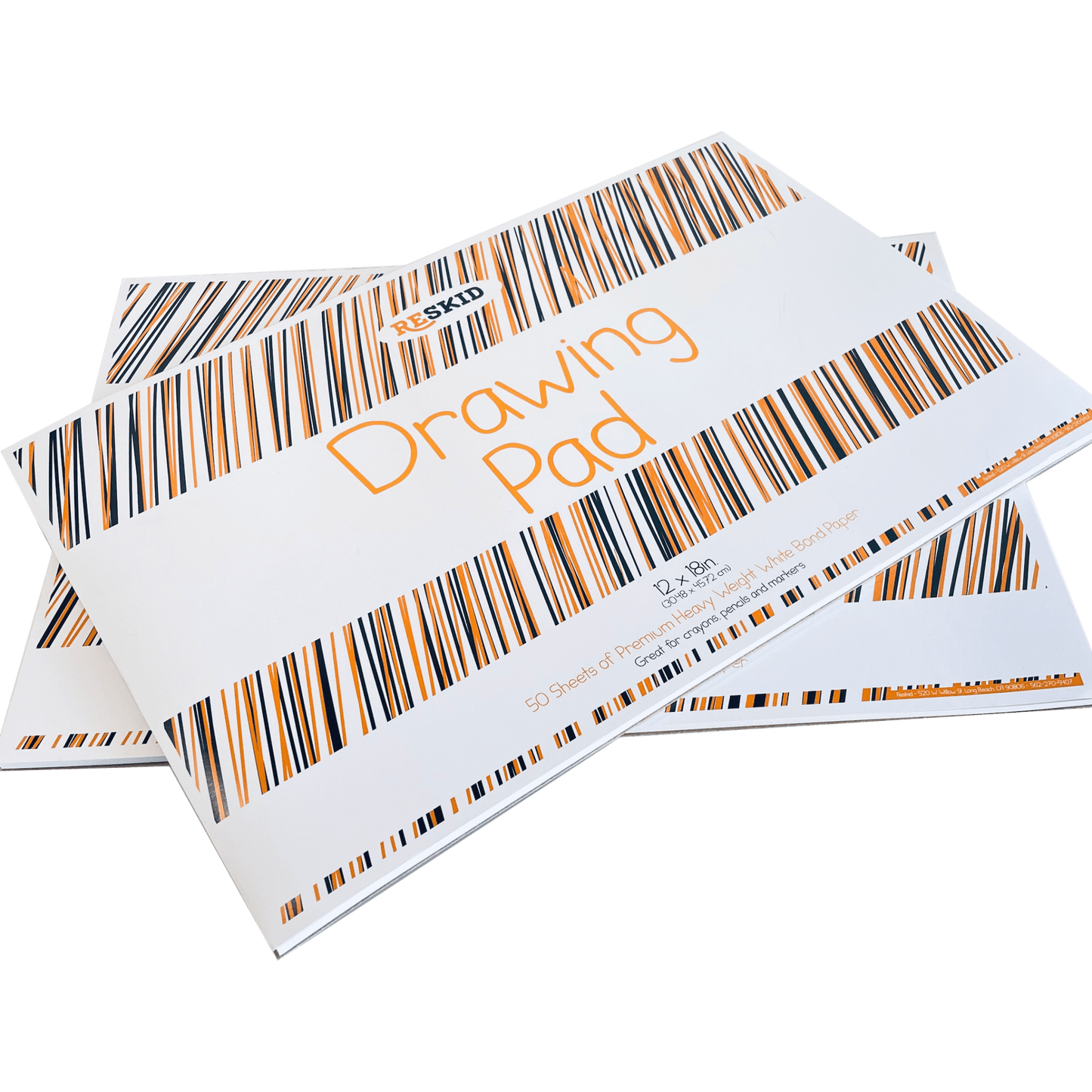Drawing Paper Pad - 70lb Premium Text - 50 Sheets - Reskid