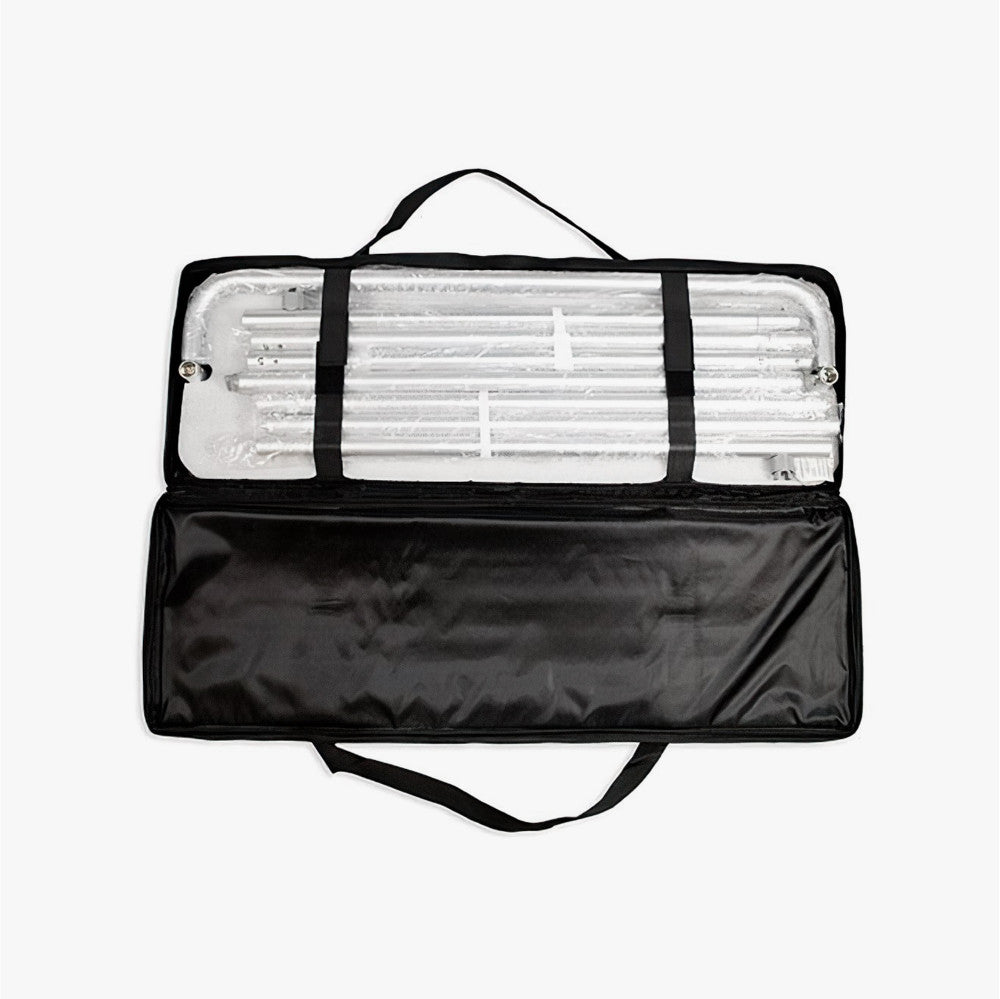 Tension Fabric Stand Hardware (36"x90") - Lightweight Aluminum Kit for Quick Setup and Stability, Compatible with 36"x90" Inserts, Complete with Heavy-Duty Base Plate and Soft-Sided Carrying Bag