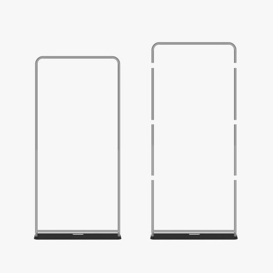 Tension Fabric Stand Hardware (36"x90") - Lightweight Aluminum Kit for Quick Setup and Stability, Compatible with 36"x90" Inserts, Complete with Heavy-Duty Base Plate and Soft-Sided Carrying Bag