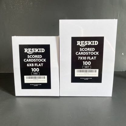 100 - Pack Of Heavyweight White Blank Cards - 110lb Blank Cards - Printable Note Cards - Reskid