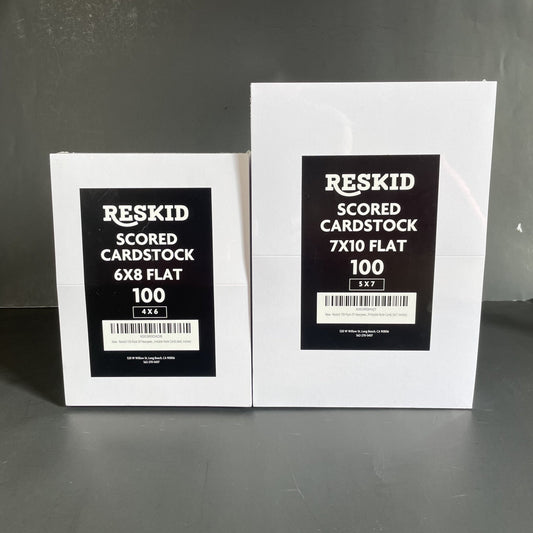 100 - Pack Of Heavyweight White Blank Cards - 110lb Blank Cards - Printable Note Cards - Reskid