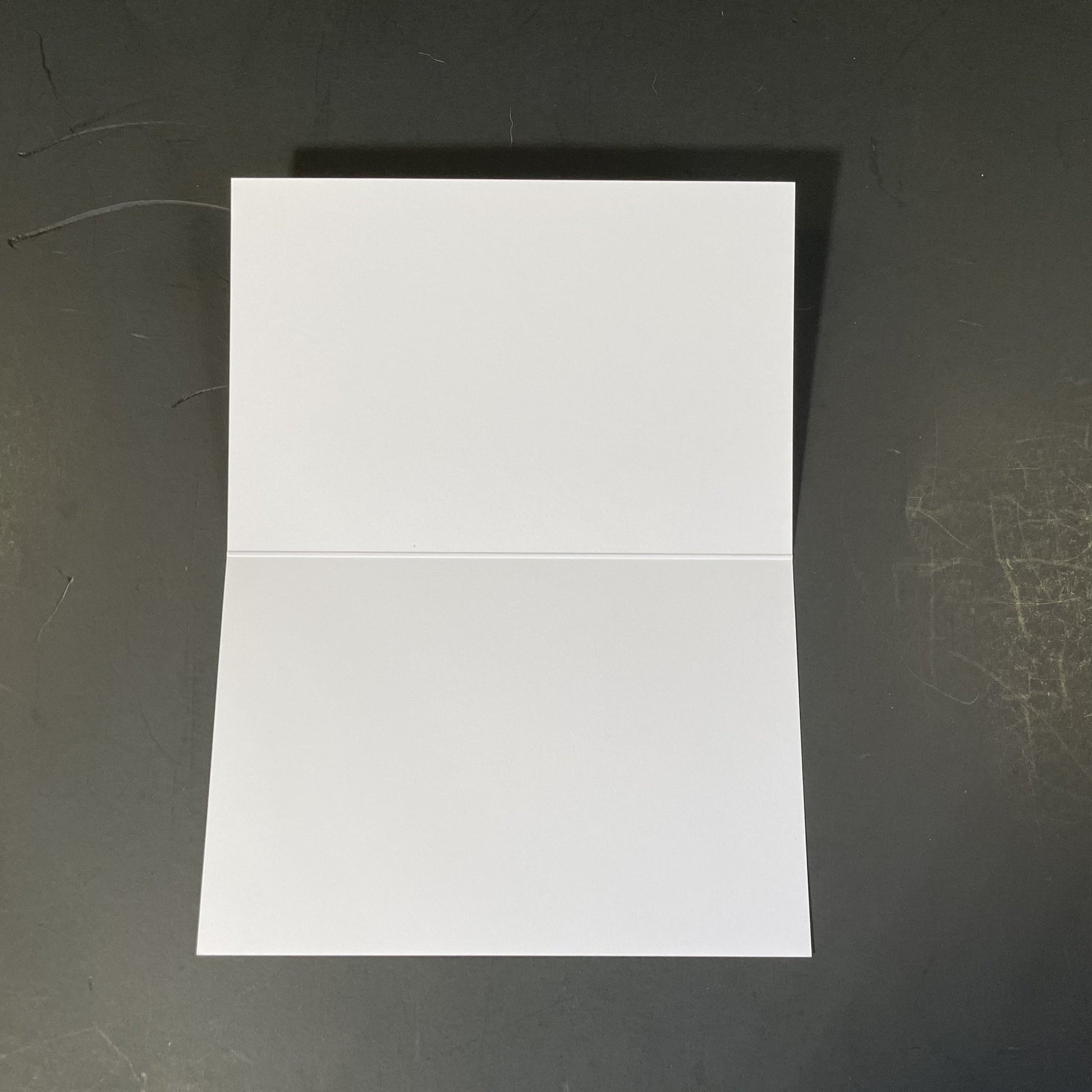 100 - Pack Of Heavyweight White Blank Cards - 110lb Blank Cards - Printable Note Cards - Reskid