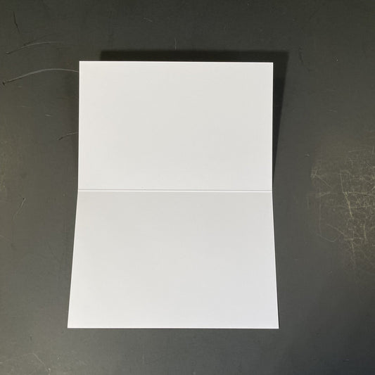 100 - Pack Of Heavyweight White Blank Cards - 110lb Blank Cards - Printable Note Cards - Reskid