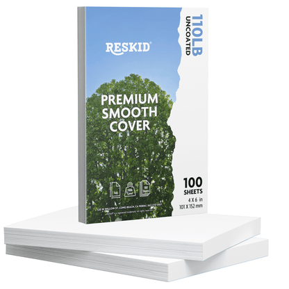 100 Pack of Premium Smooth Cardstock Cover - Reskid