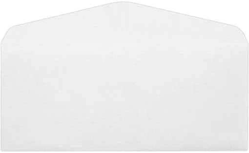 #10 Envelopes - 2500 Bulk Box - 4 1/8" x 9 1/2" - 24lb White - Gummed - Safe for Printing