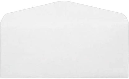 #10 Envelopes - 2500 Bulk Box - 4 1/8" x 9 1/2" - 24lb White - Gummed - Safe for Printing