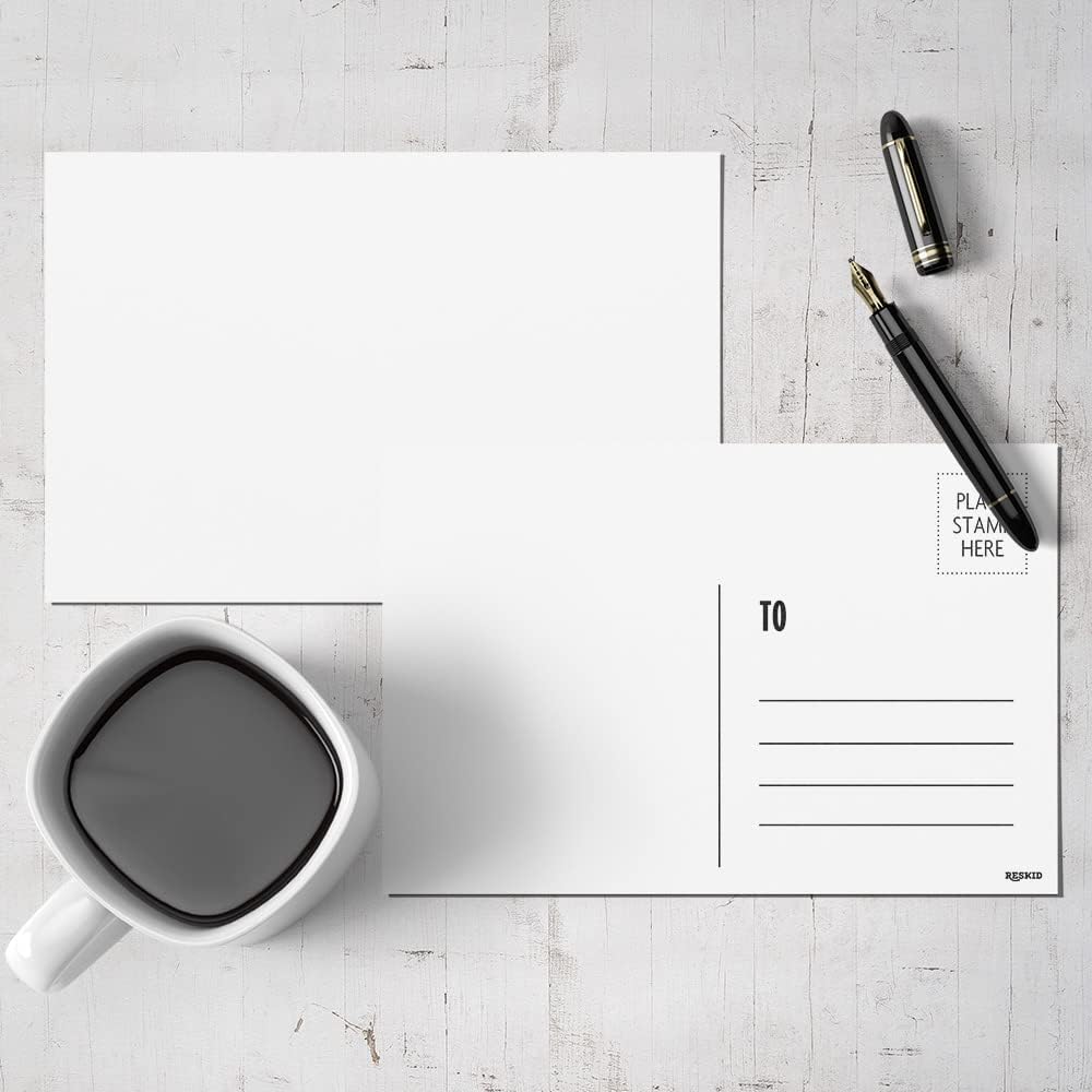 Blank 4x6 Postcards - 14pt Cardstock Mailable Set