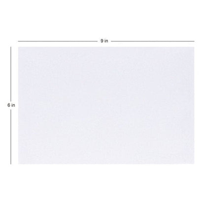 6x9 Booklet Envelopes with Gummed Closure, 24lb White Wove Paper - Reskid