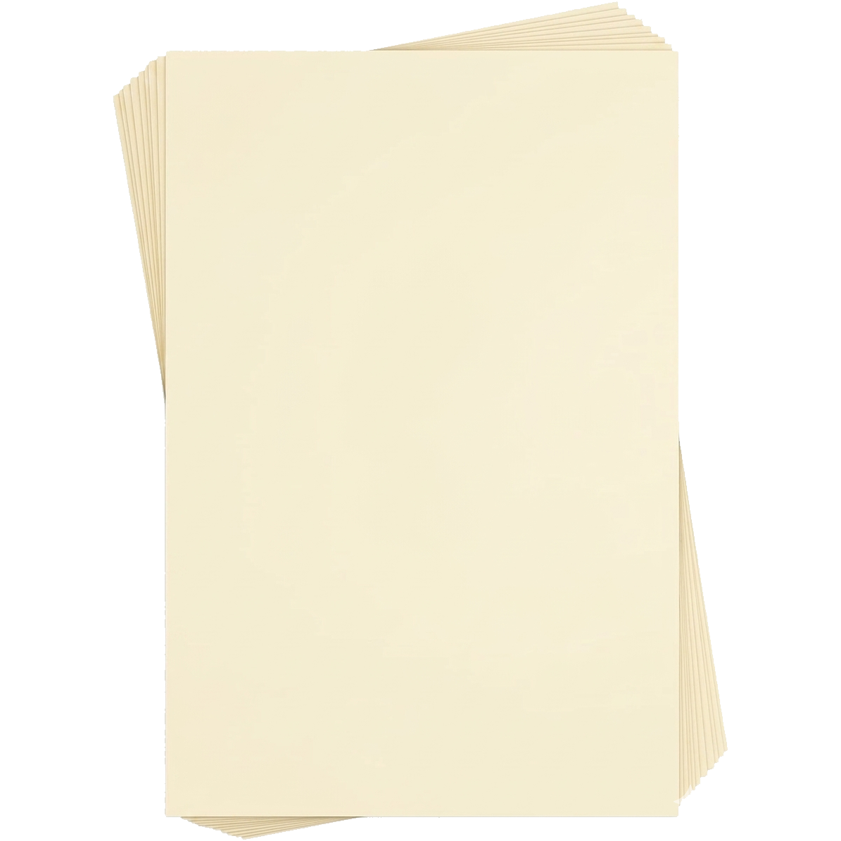 100 Pack of Premium Smooth Cream Cardstock Cover