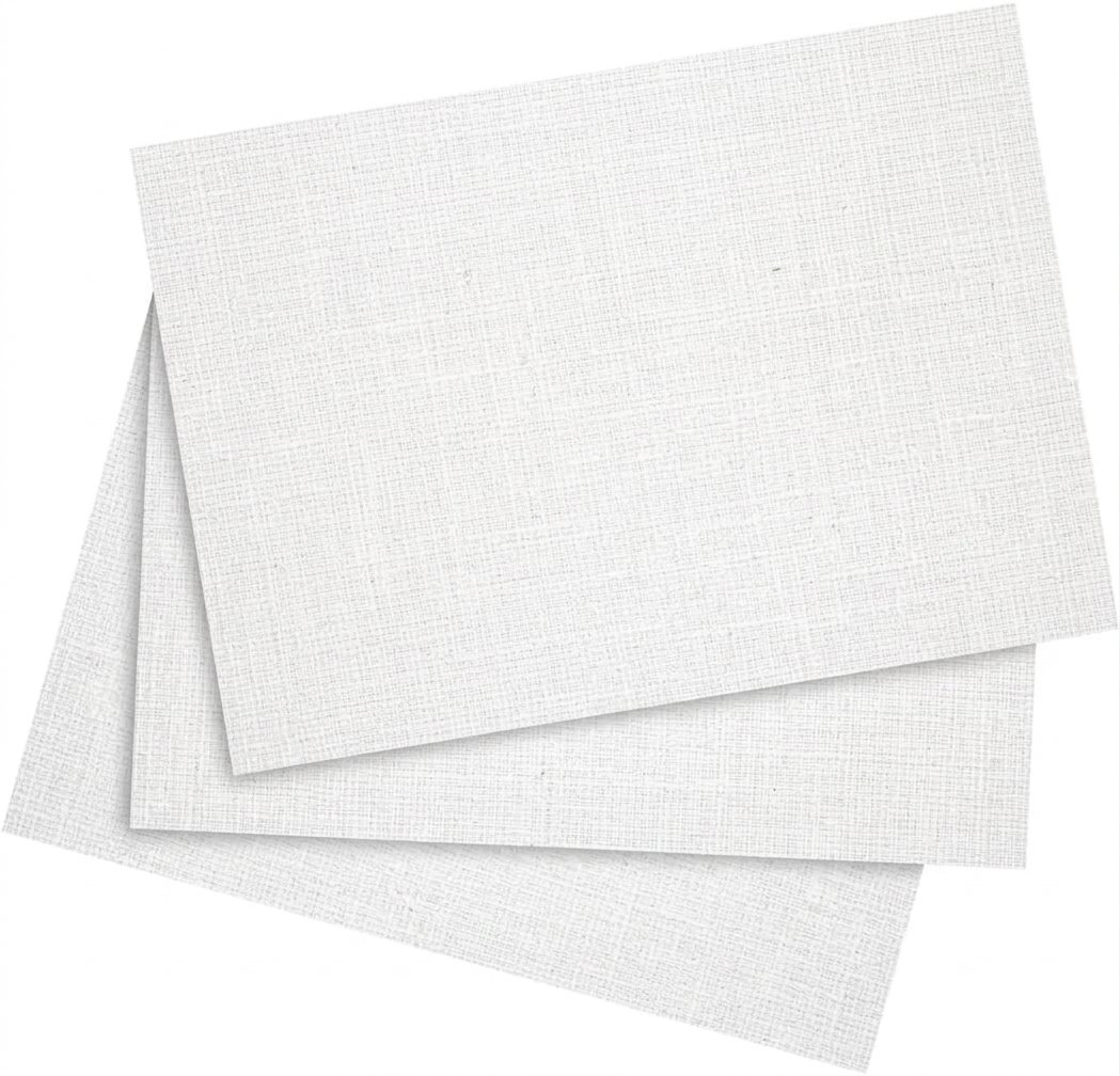 100 Pack of Premium Linen Textured Cardstock