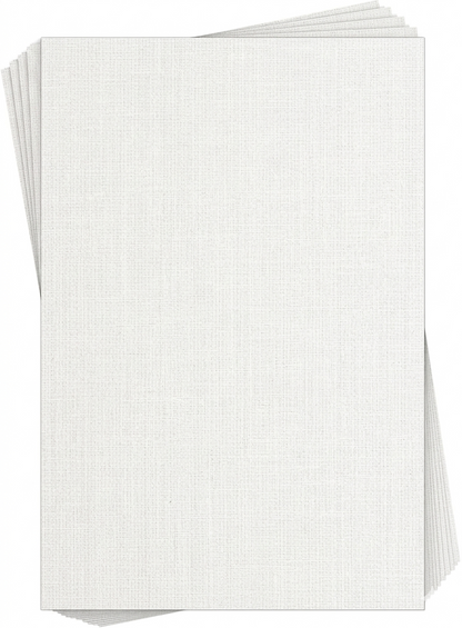 100 Pack of Premium Linen Textured Cardstock