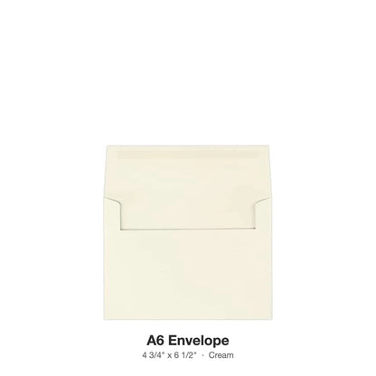 Reskid A6 envelope, cream, 100 pack