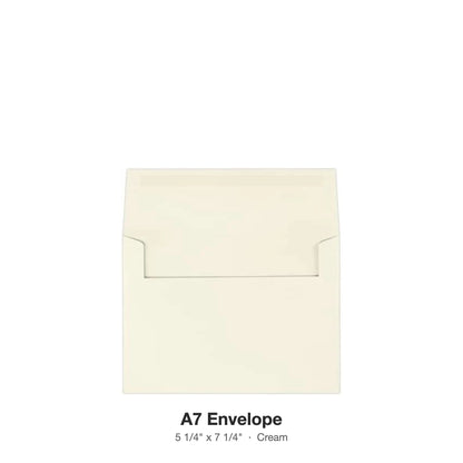 Reskid A7 envelope, cream, 100 pack