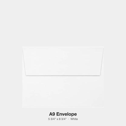 Reskid A9 envelope, white, 100 pack