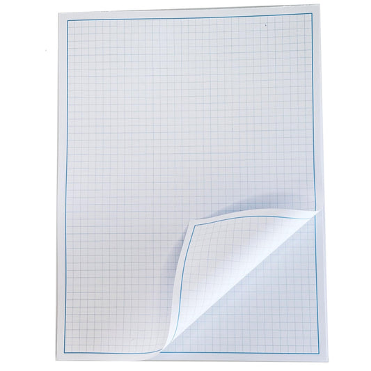 Blueprint and Graph Paper Pad - 50 Sheets Per Pad - 70lb Text - For Drawing, Designing, and More - Reskid