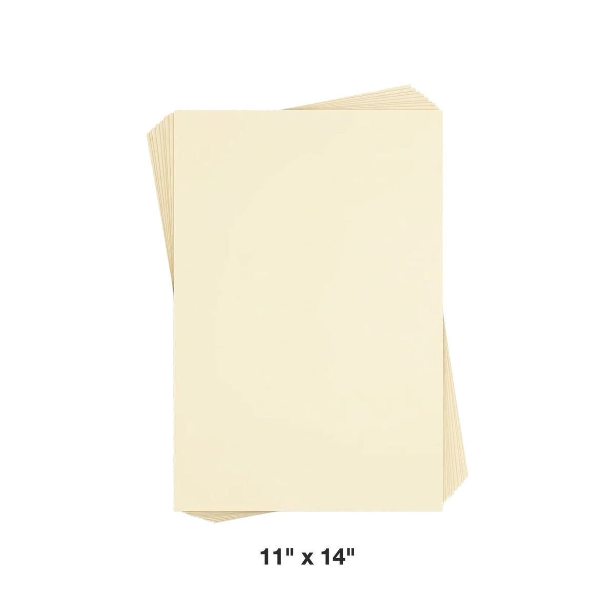 Reskid premium smooth cream cardstock, 11 x 14 inch, 100 sheets