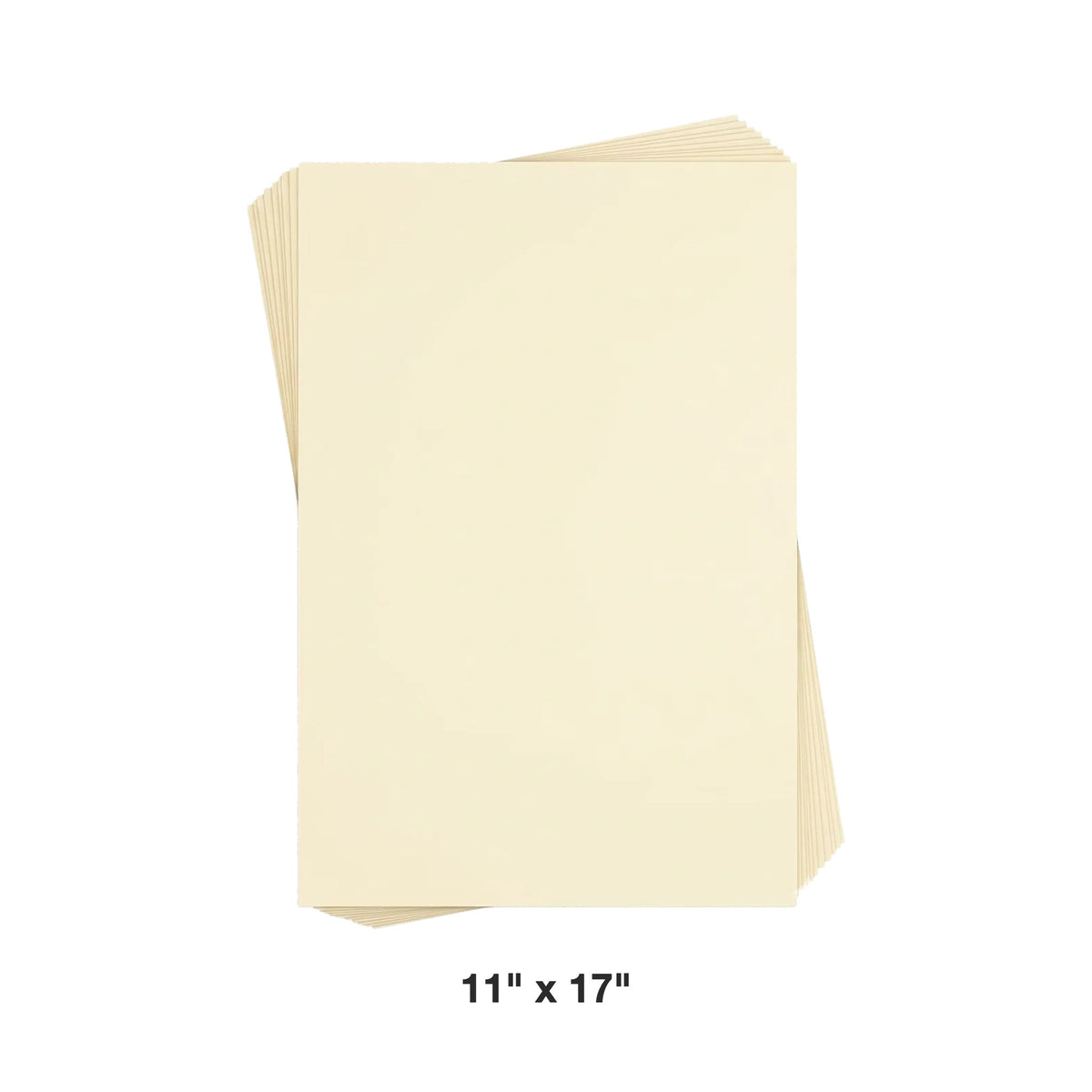 Reskid premium smooth cream cardstock, 11 x 17 inch, 100 sheets