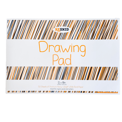 Drawing Paper Pad - 70lb Premium Text - 50 Sheets - Reskid