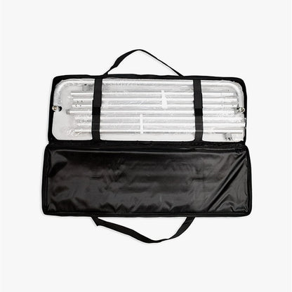 Tension Fabric Stand Hardware (36"x90") - Lightweight Aluminum Kit for Quick Setup and Stability, Compatible with 36"x90" Inserts, Complete with Heavy-Duty Base Plate and Soft-Sided Carrying Bag