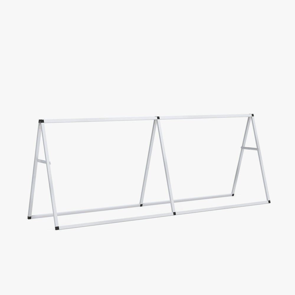 Horizontal Banner A - Frame – 3ft x 8ft Outdoor Sideline Banner Stand – Portable and Weather - Resistant Frame Banner – Promotional and Sporting Events - Reskid