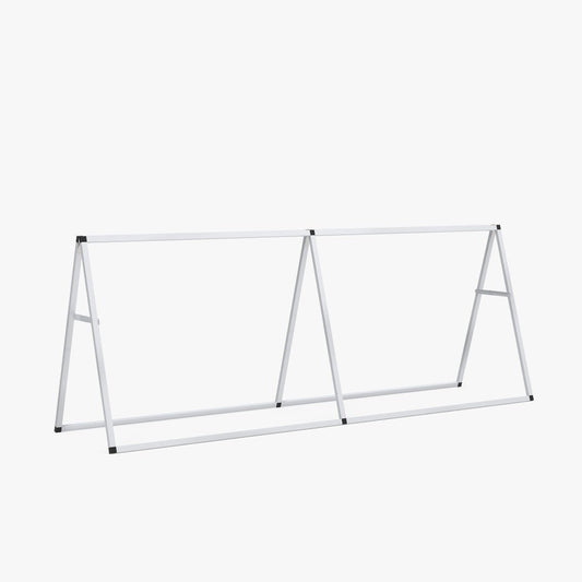 Horizontal Banner A - Frame – 3ft x 8ft Outdoor Sideline Banner Stand – Portable and Weather - Resistant Frame Banner – Promotional and Sporting Events - Reskid