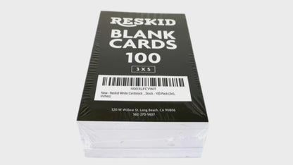 100 Pack of Premium Smooth Uncoated Cardstock Cover
