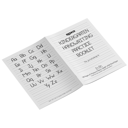 Reskid 5 - Pack of 48 - Page Kindergarten Handwriting Practice Paper Booklets - Reskid