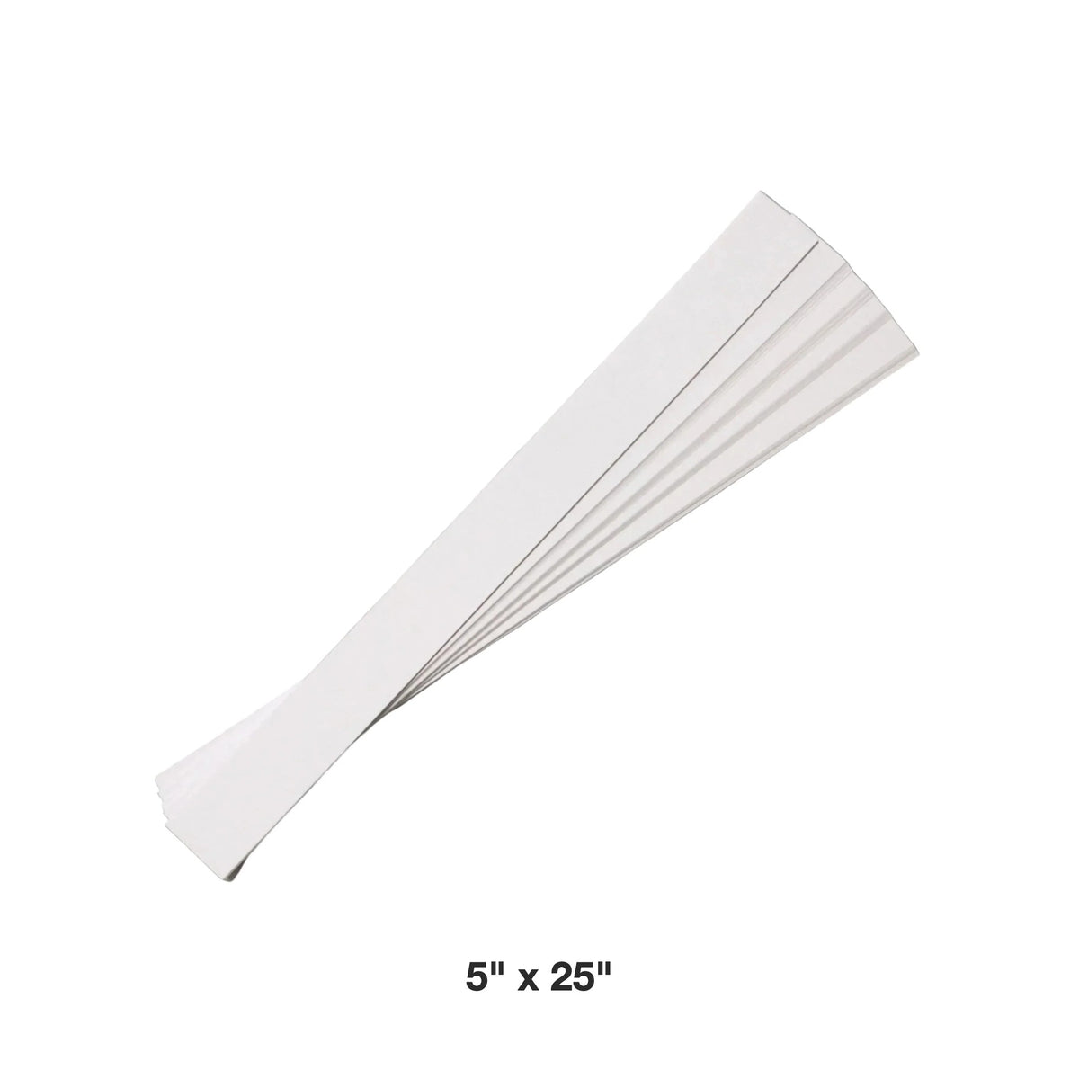Reskid unlined cardstock strips, 5 x 25 inch