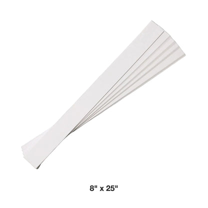 Reskid unlined cardstock strips, 8 x 25 inch